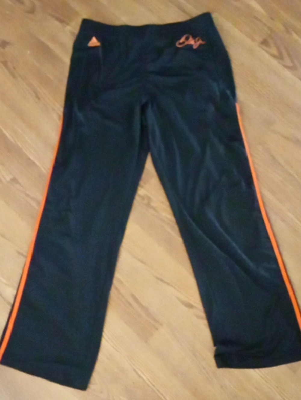 adidas Black Workout Pants with Subtle White Logo